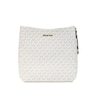 Michael Kors Signature Jet Set Vanilla Messenger Crossbody Bag