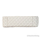 Michael Kors Signature Jet Set Vanilla Messenger Crossbody Bag