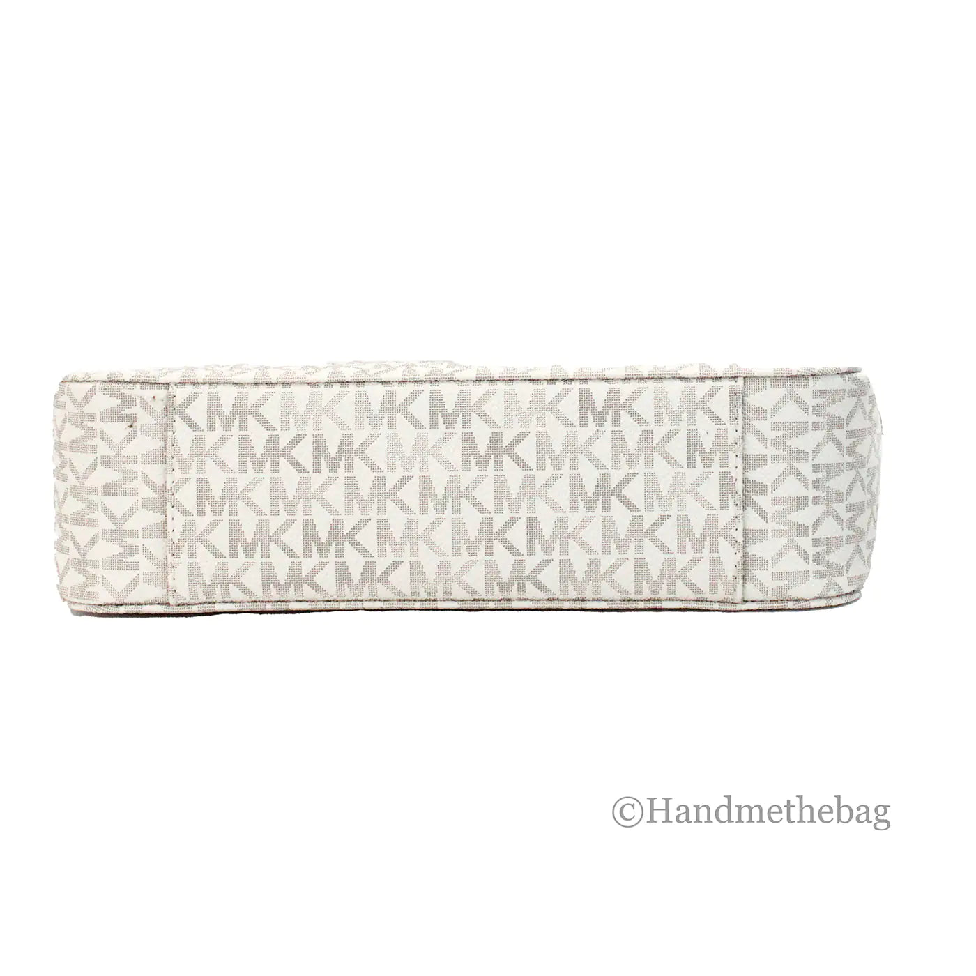 Michael Kors Signature Jet Set Vanilla Messenger Crossbody Bag