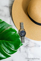 Michael Kors Lexington Mens Silver Toned Stainless Steel Wrist Watch