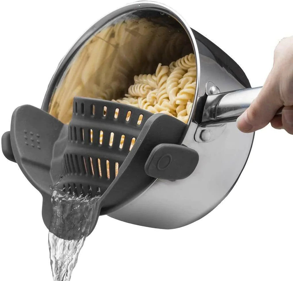 Silicone Kitchen Snap N Strain Filter