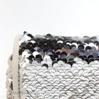 Marc Jacobs The Mini J Marc Shoulder Cream Sequined Bag